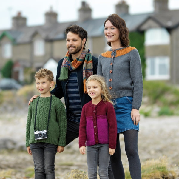 WYS The Croft Shetland Colours Aran Pattern Book by Sarah Hatton