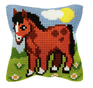 Cross Stitch Kit: Cushion: Horse