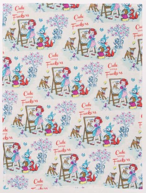 Cute Little F*ckers Dish Towel