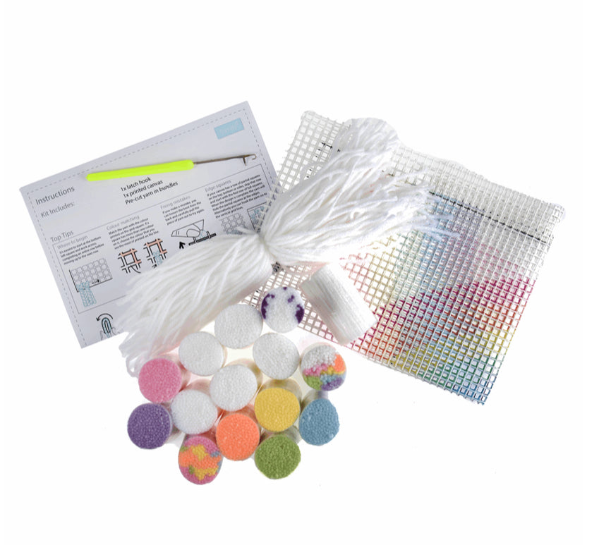 Latch Hook Kit : Rainbow