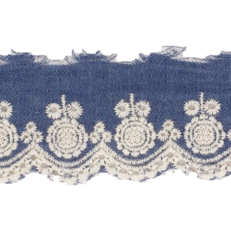 Denim Embroidery Anglaise 45mm