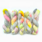 Gilliangladrag Holy Fluff Hand Dyed Kid Silk Lace : 'Lucy In the Sky with Diamonds'