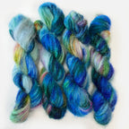 Gilliangladrag Holy Fluff Hand Dyed Kid Silk Lace 4 x 50g : 'Drunken Sailor'