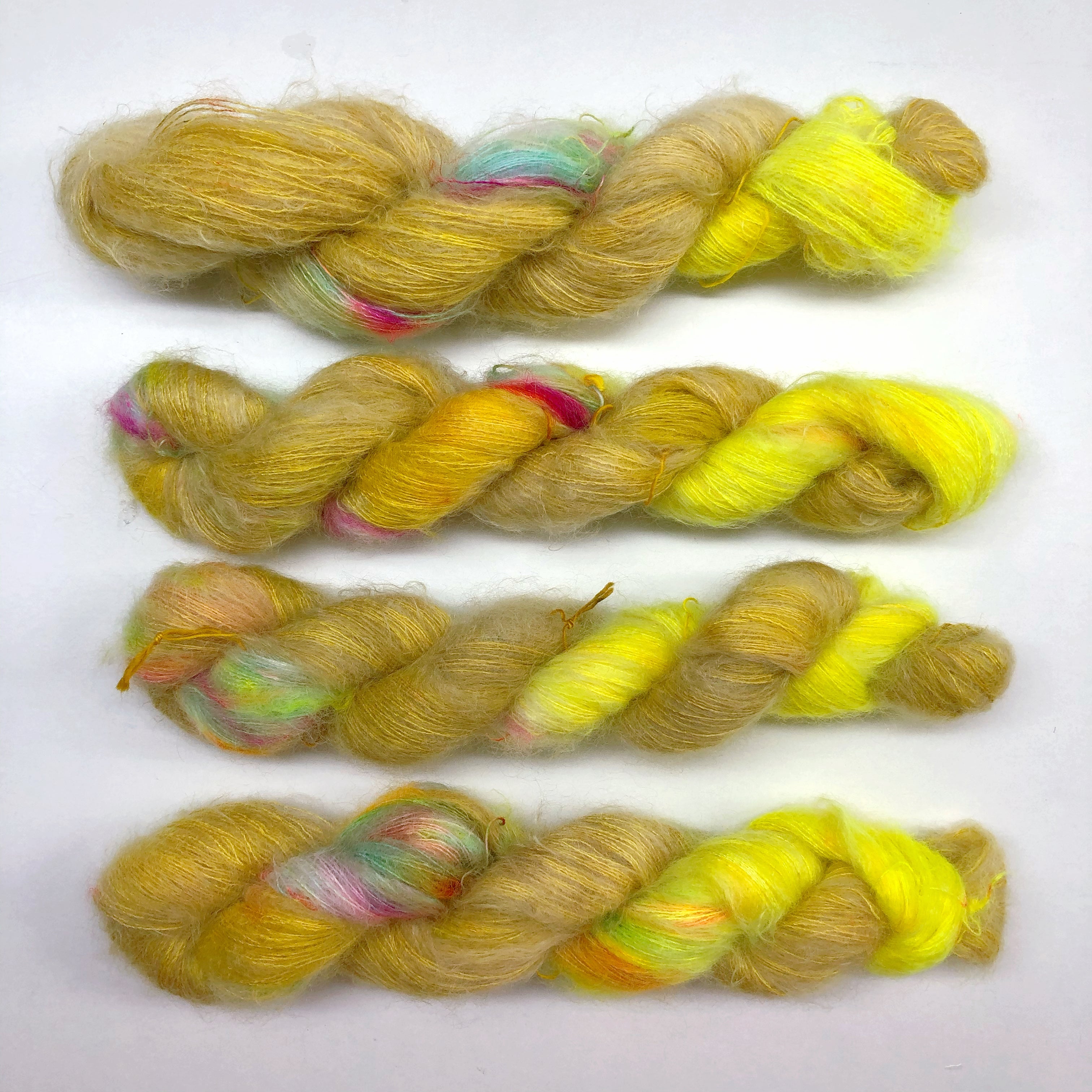 Gilliangladrag Holy Fluff Hand Dyed Kid Silk Lace : 'Hey Big Spender'