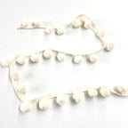 Pompom Trim 25mm Ecru 51