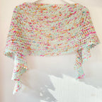 Pebble Beach Shawlette Knitting Pattern by Helen Stewart Designs