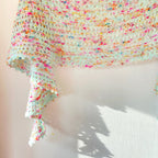 Pebble Beach Shawlette Knitting Pattern by Helen Stewart Designs