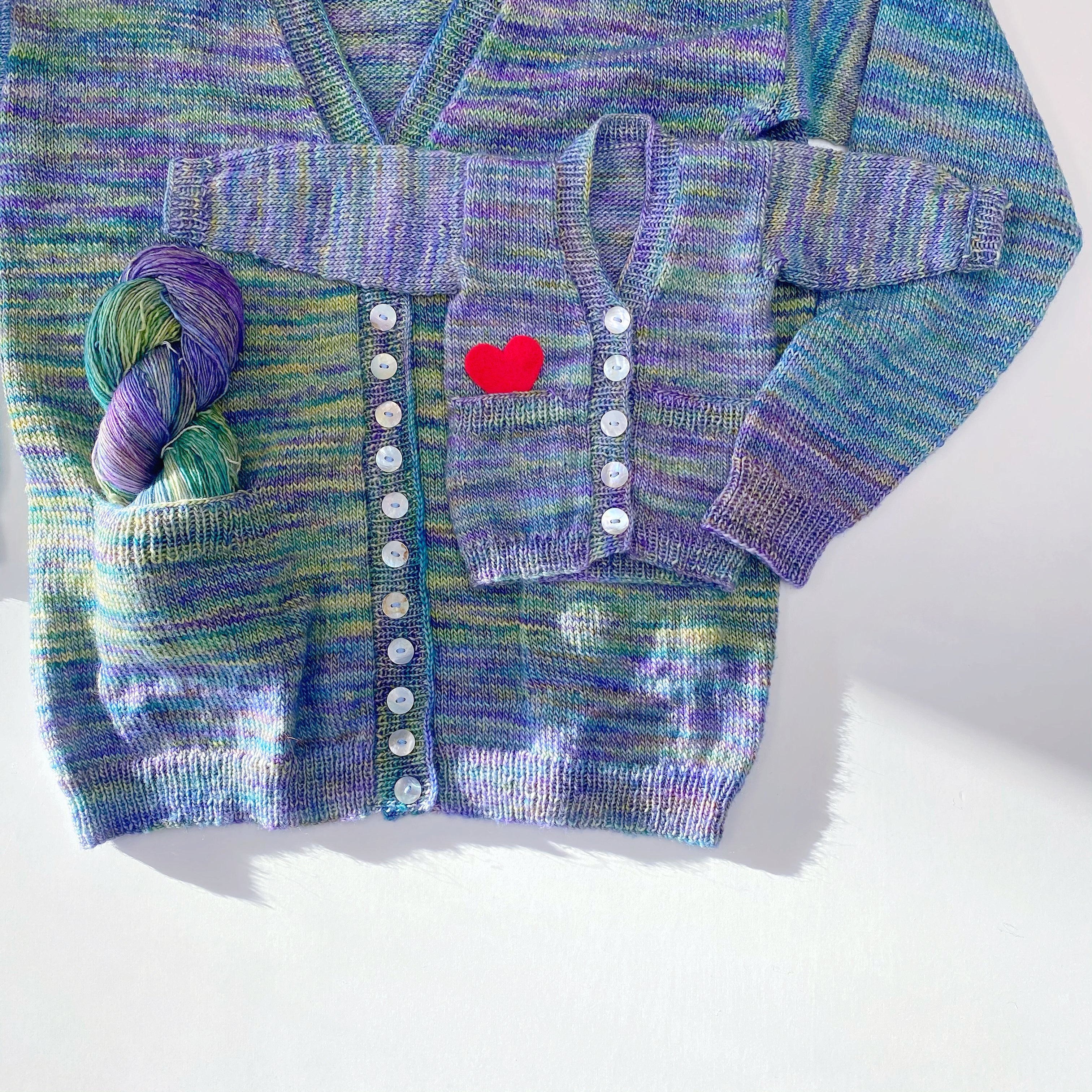 "Playdate" Cardigans Knitting Pattern (Baby to 4XL!)