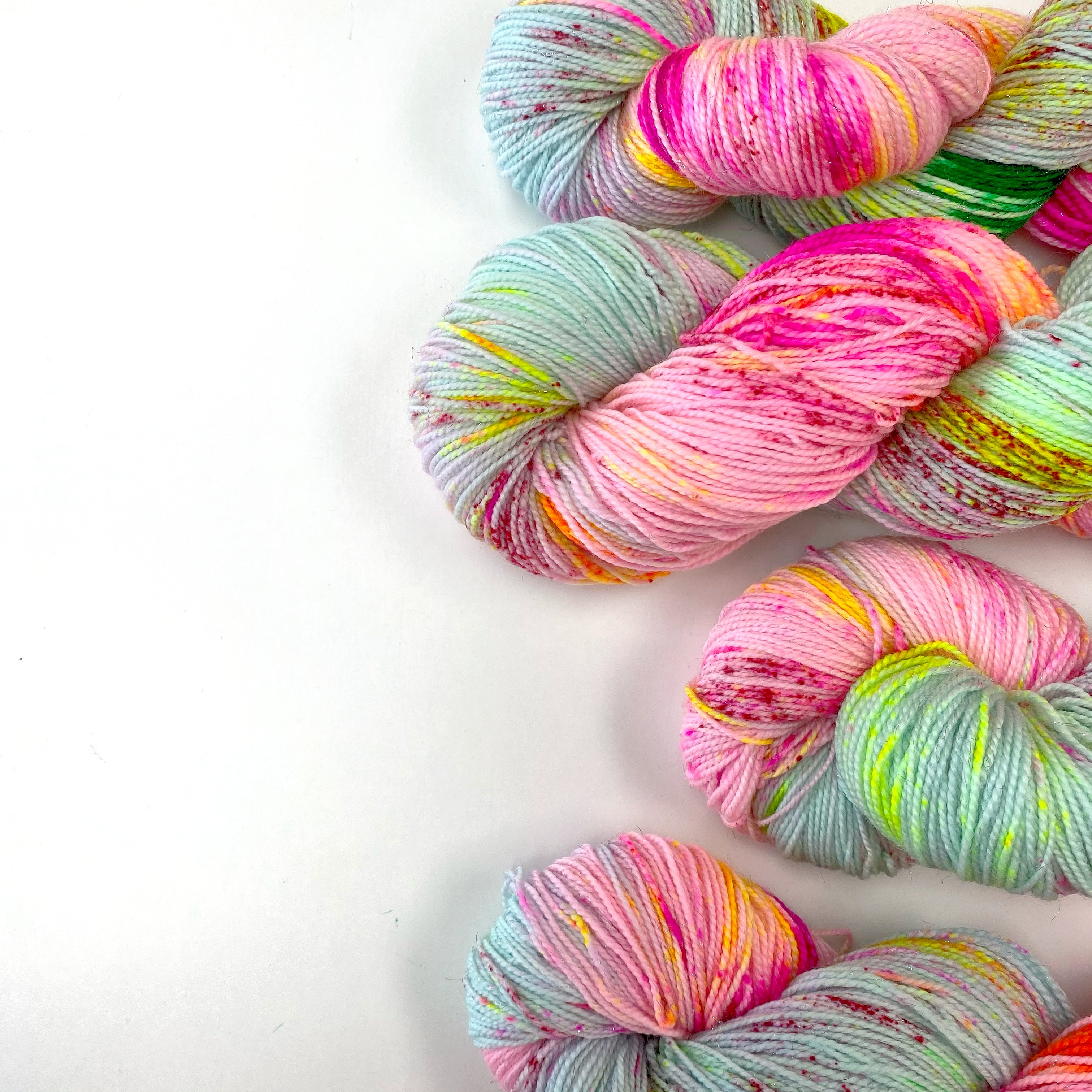 Gilliangladrag Holy Fluff Silver Sparkle Sock Yarn 100g Hand Dyed  : Boogie Wonderland