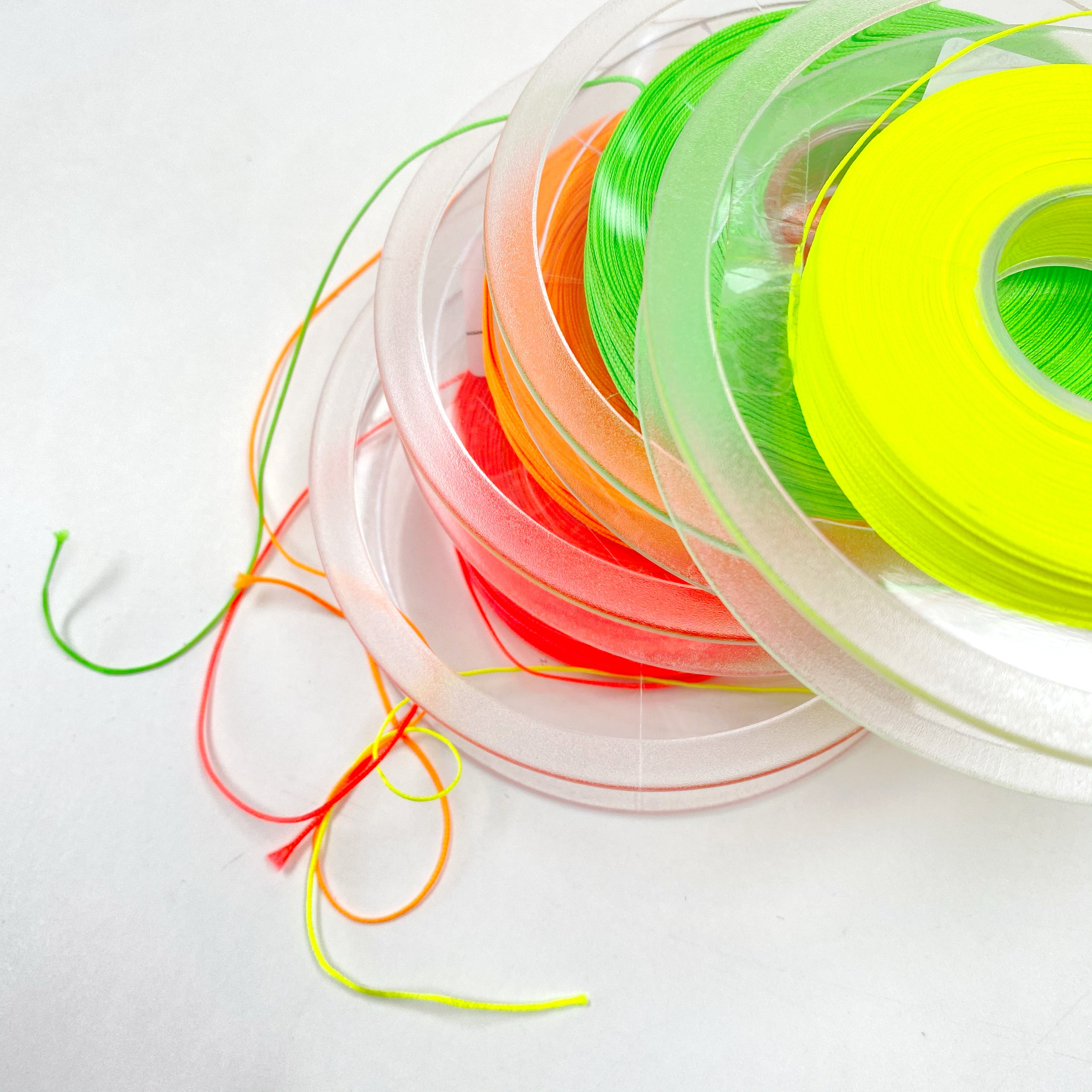 Neon Jewellery Cord 0.7mm : Neon Green