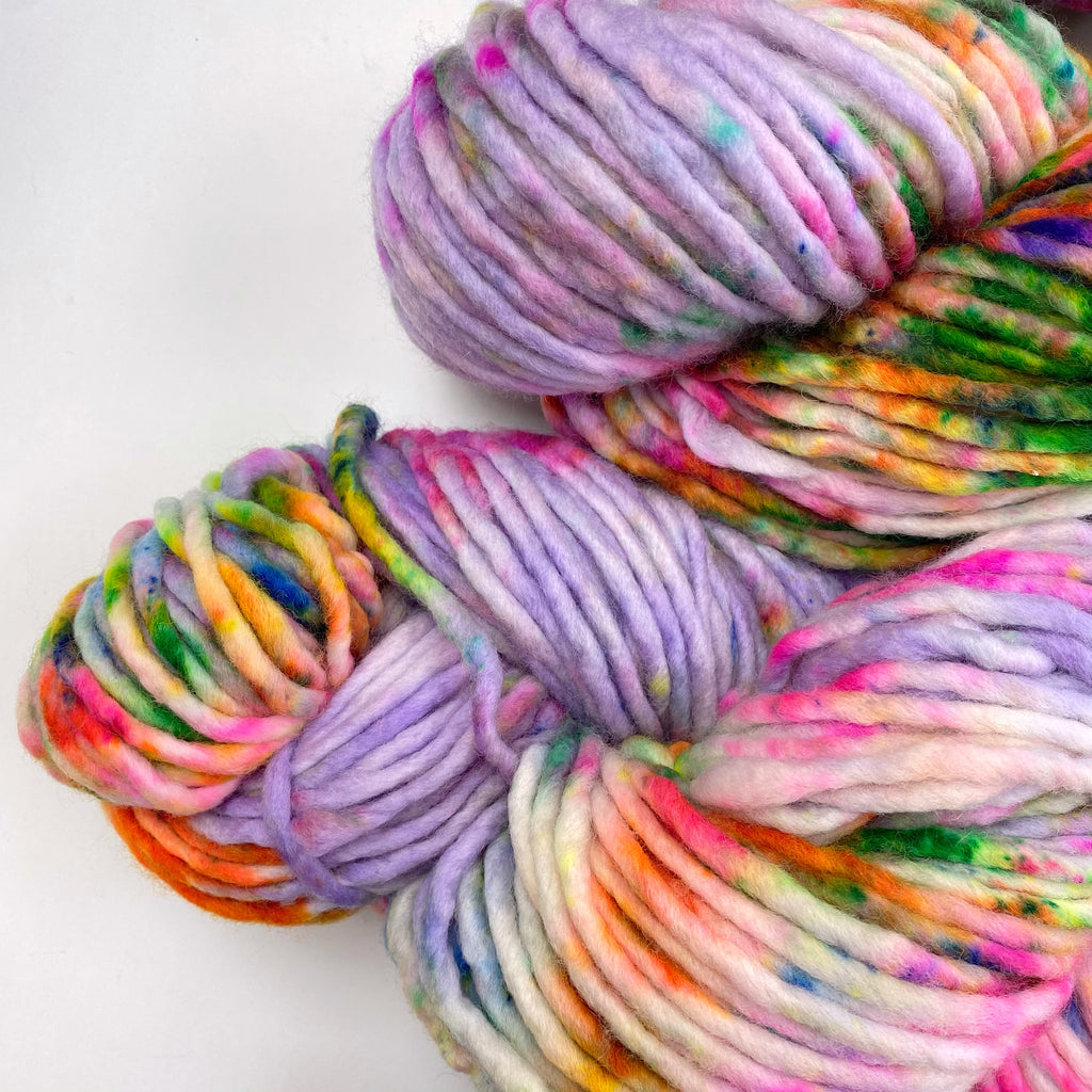 Holy Fluff Hand Dyed Super Chunky 200g : Hopelessly Devoted to You