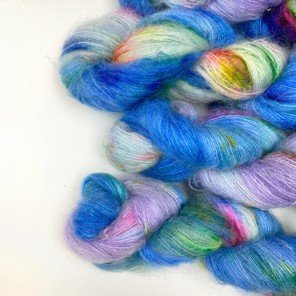 Gilliangladrag Holy Fluff Hand Dyed Kid Silk Lace : You're the One That I Want
