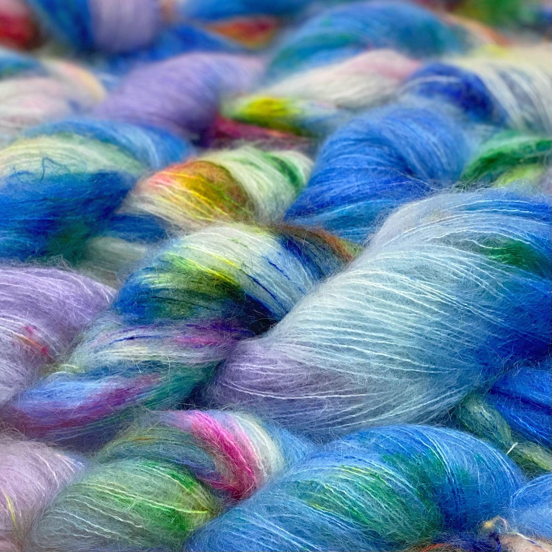 Gilliangladrag Holy Fluff Hand Dyed Kid Silk Lace : You're the One That I Want