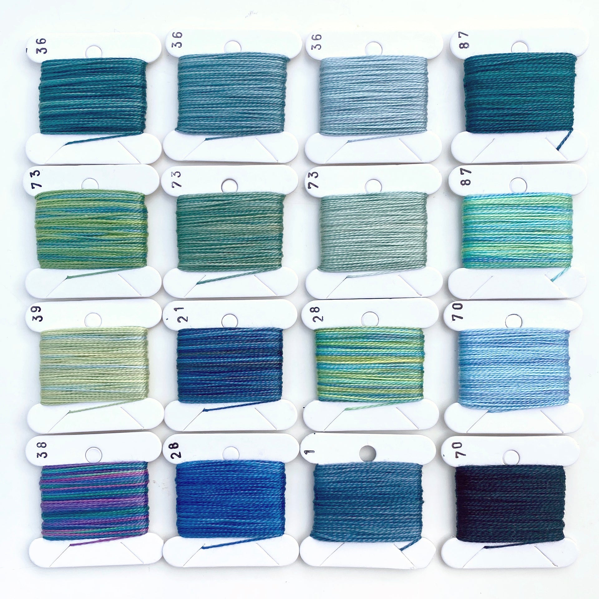 Hand Dyed Perlé 5 Thread Collection : 16 x 5m : Seven Seas