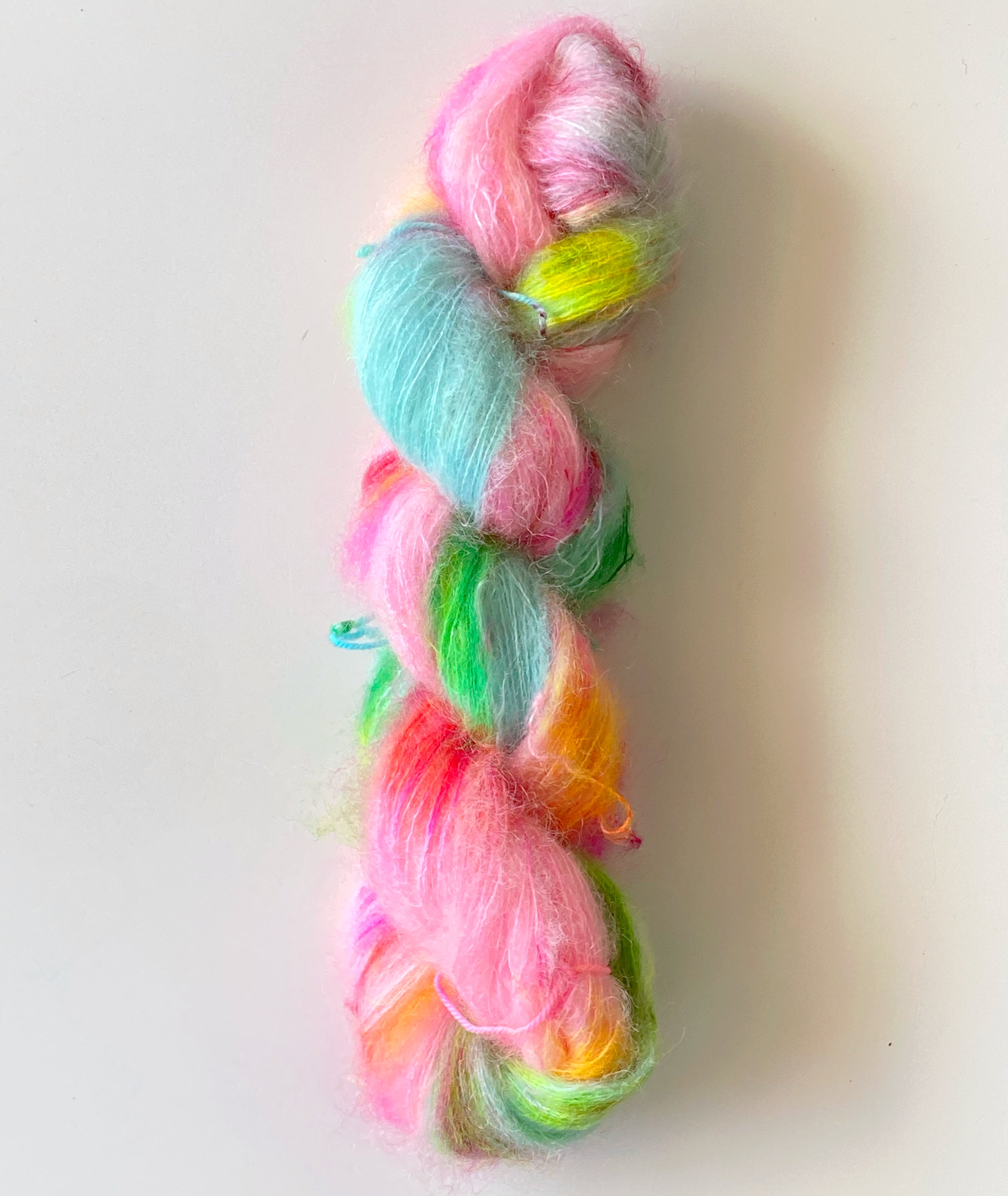 Gilliangladrag Holy Fluff Hand Dyed Kid Silk Lace : Boogie Wonderland