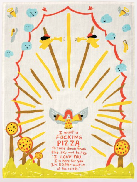 F*cking Pizza Dish Towel