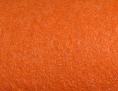 Wool Felt Orange Hallows Eve Half Metre