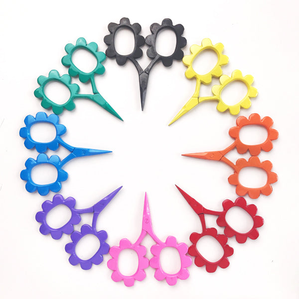 Flower Power Scissors Orange