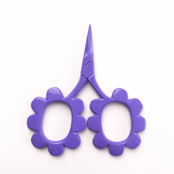 Flower Power Scissors Purple