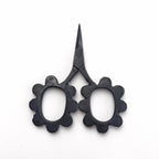 Flower Power Scissors Primitive Black