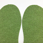 Green Felt Slipper Soles Adult UK 7-8 (Eur 40-41)