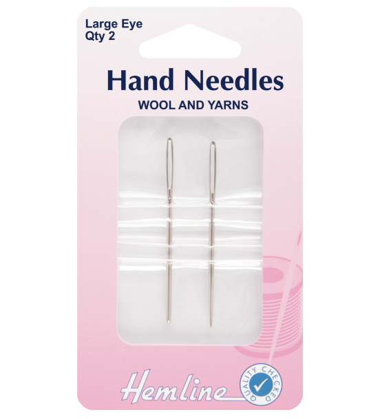 Yarn Needles: Wool & Yarn: Metal: 2 Pieces