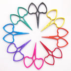 Love Heart Scissors Yellow