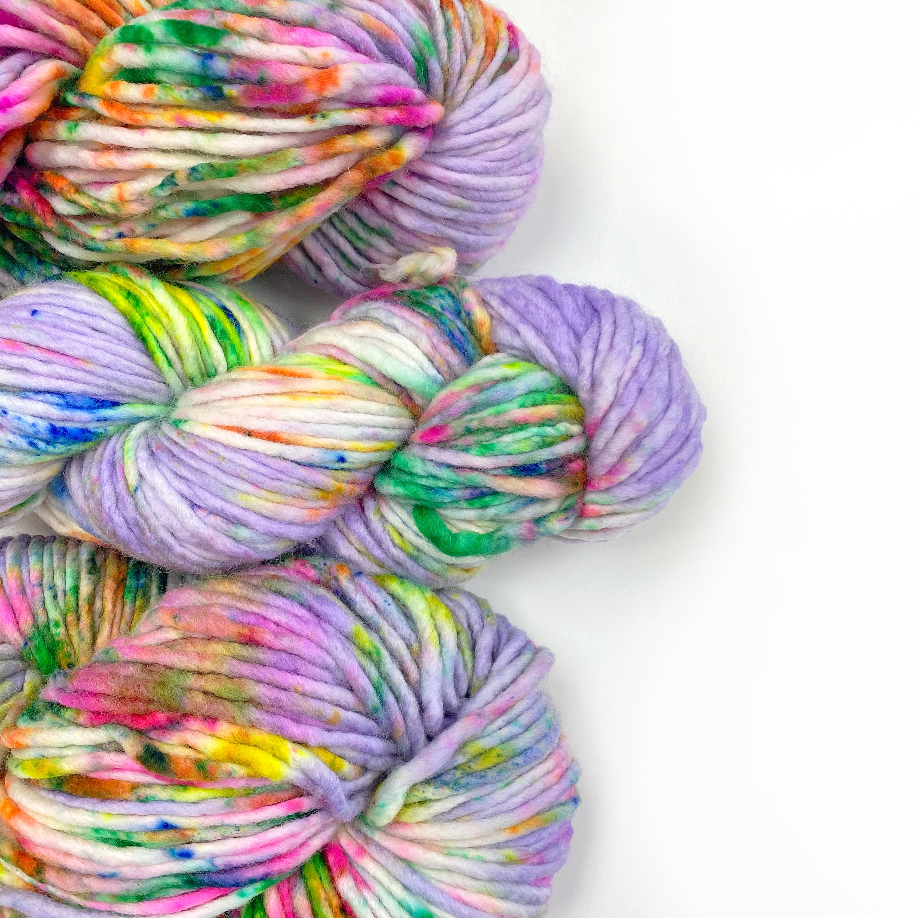 Holy Fluff Hand Dyed Super Chunky 200g : Hopelessly Devoted to You