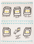 Hot Buns Are Ready Dish Towel