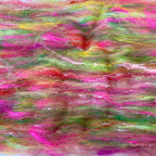Hand Carded BATT for Spinning & Felting : Bed of Roses 118g