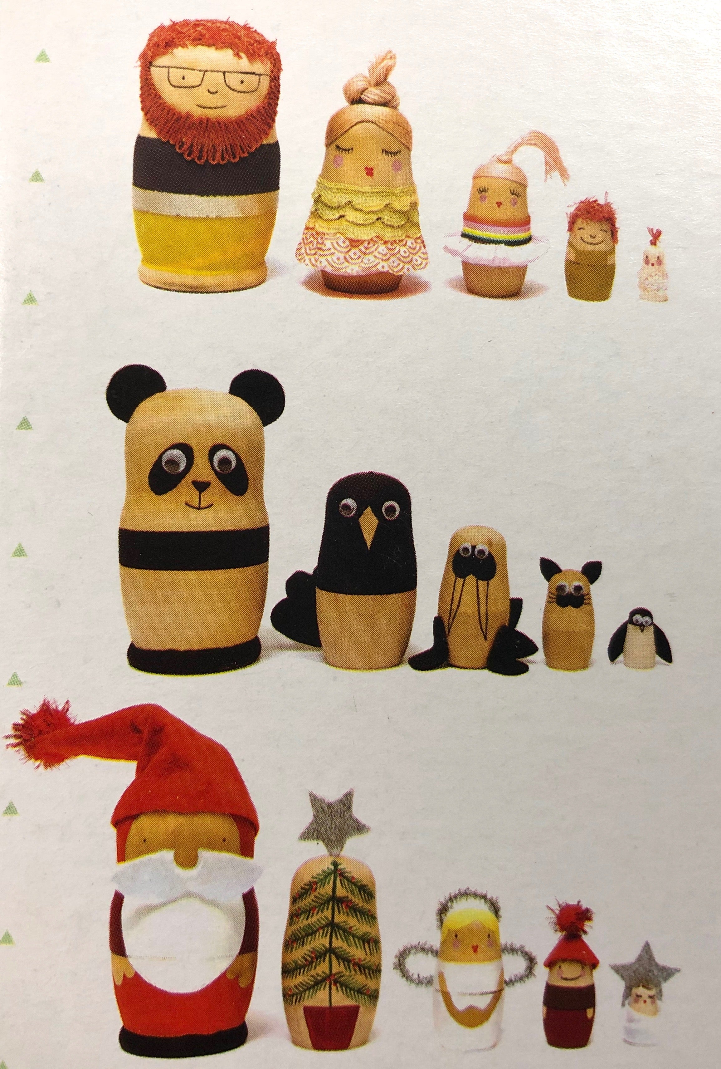 Matroschka Dolls Wooden Blank 5 piece set for decorating