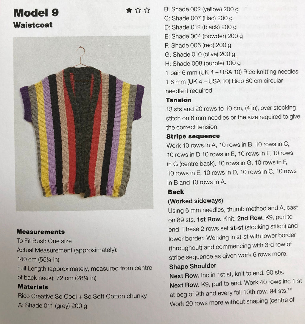 Rico So Cool & So Soft Cotton Chunky : Pattern Book