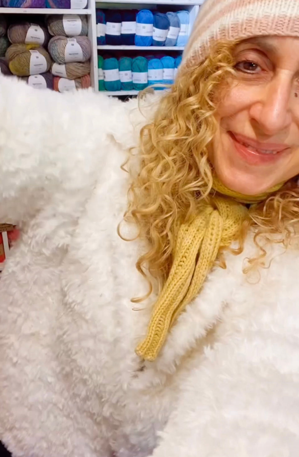 "Cuddle Me Cropped Fur Coat" Crochet Pattern