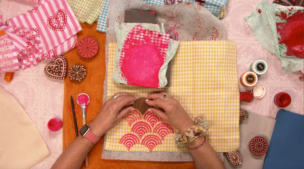 Wood Block Printing : Christmas Set x 4 blocks