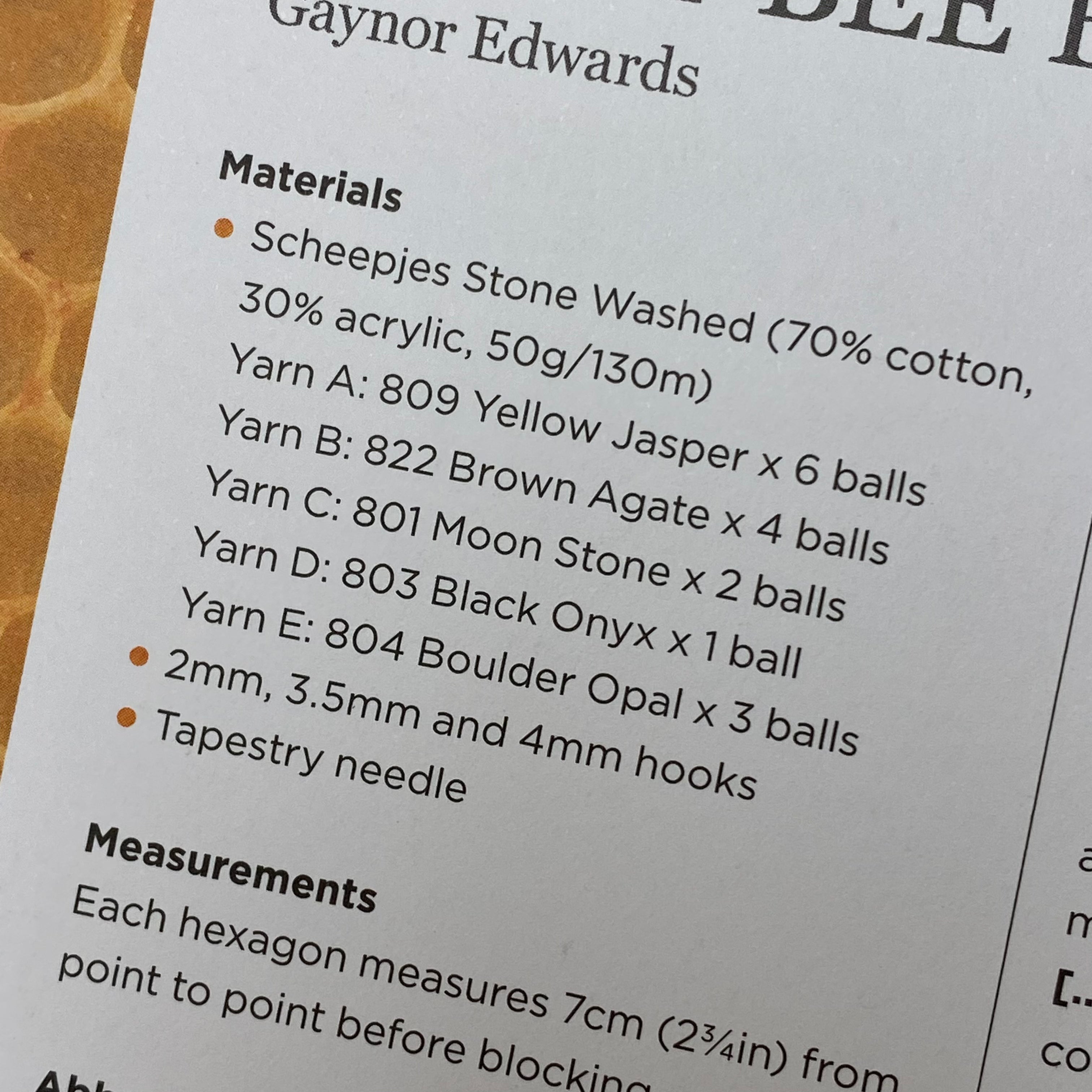 Honey Bee Blanket Crochet Pattern + Yarn Pack