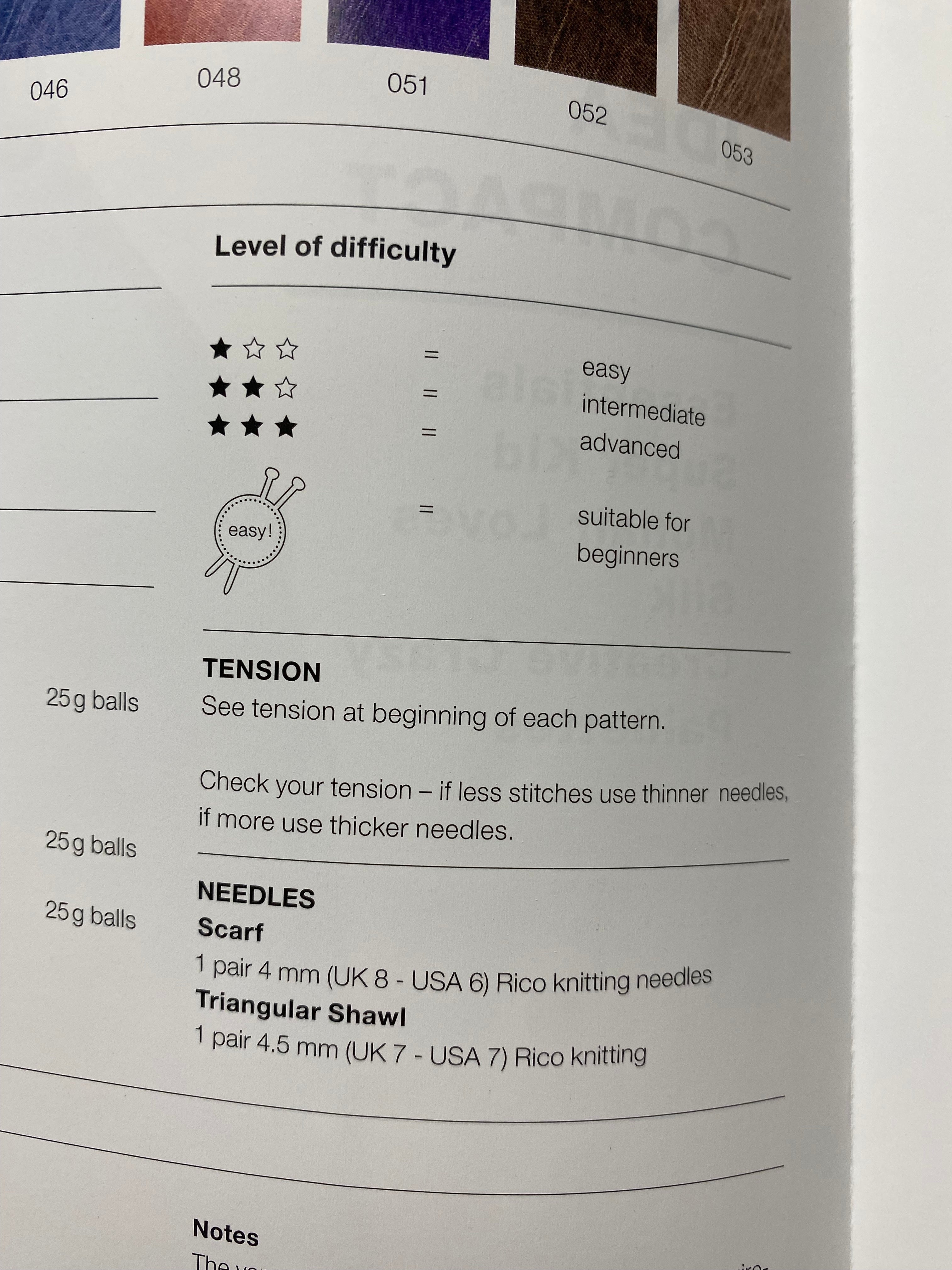 Super Kid Mohair + Crazy Paillettes Pattern 1193 Scarf & Shawl