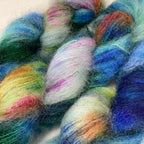 Gilliangladrag Holy Fluff Hand Dyed Kid Silk Lace 4 x 50g : 'Drunken Sailor'