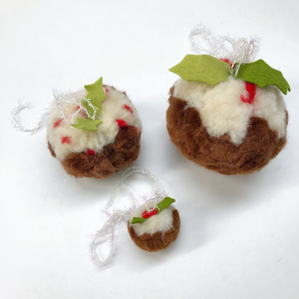 Christmas Pudding Pompoms Kit Pack