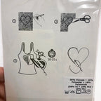 Iron On Glittery Sheet 12 x 30cm Pink Rose