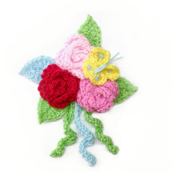 Jose Nosegay Corsage Crochet Kit