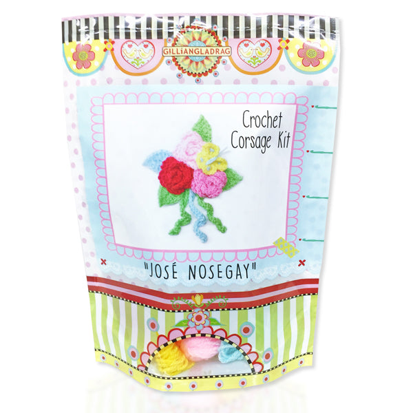 Jose Nosegay Corsage Crochet Kit