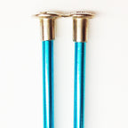 Kntting needles ALUM 3.5mm x 25cm turquoise