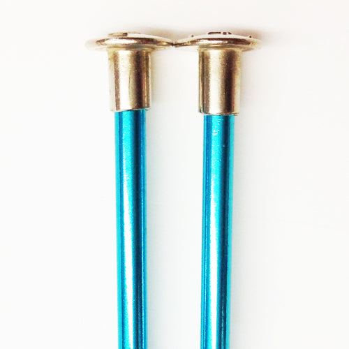 Kntting needles ALUM 3.5mm x 25cm turquoise