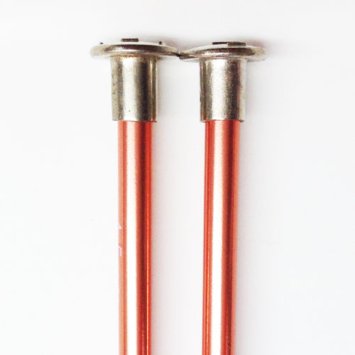 Knitting needles ALUM  4.5mm x 25cm pink