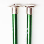 Knitting needles ALUM 5.5mm x 35cm green