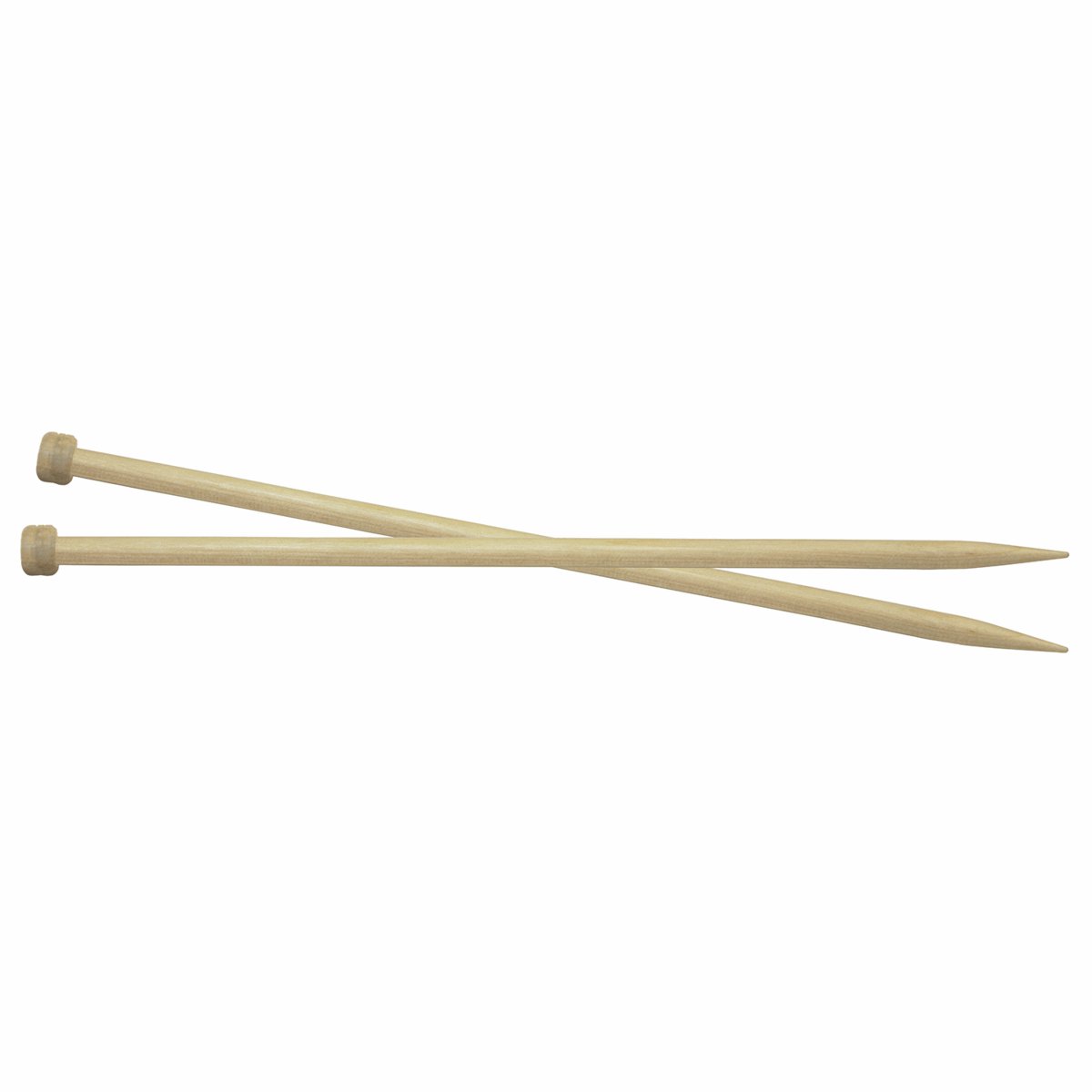 Knit Pro Basix Birch 30cm Single Point Knitting Needles 4.5mm