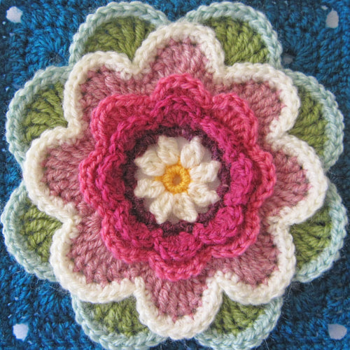 LILY POND Crochet Blanket Yarn Kit