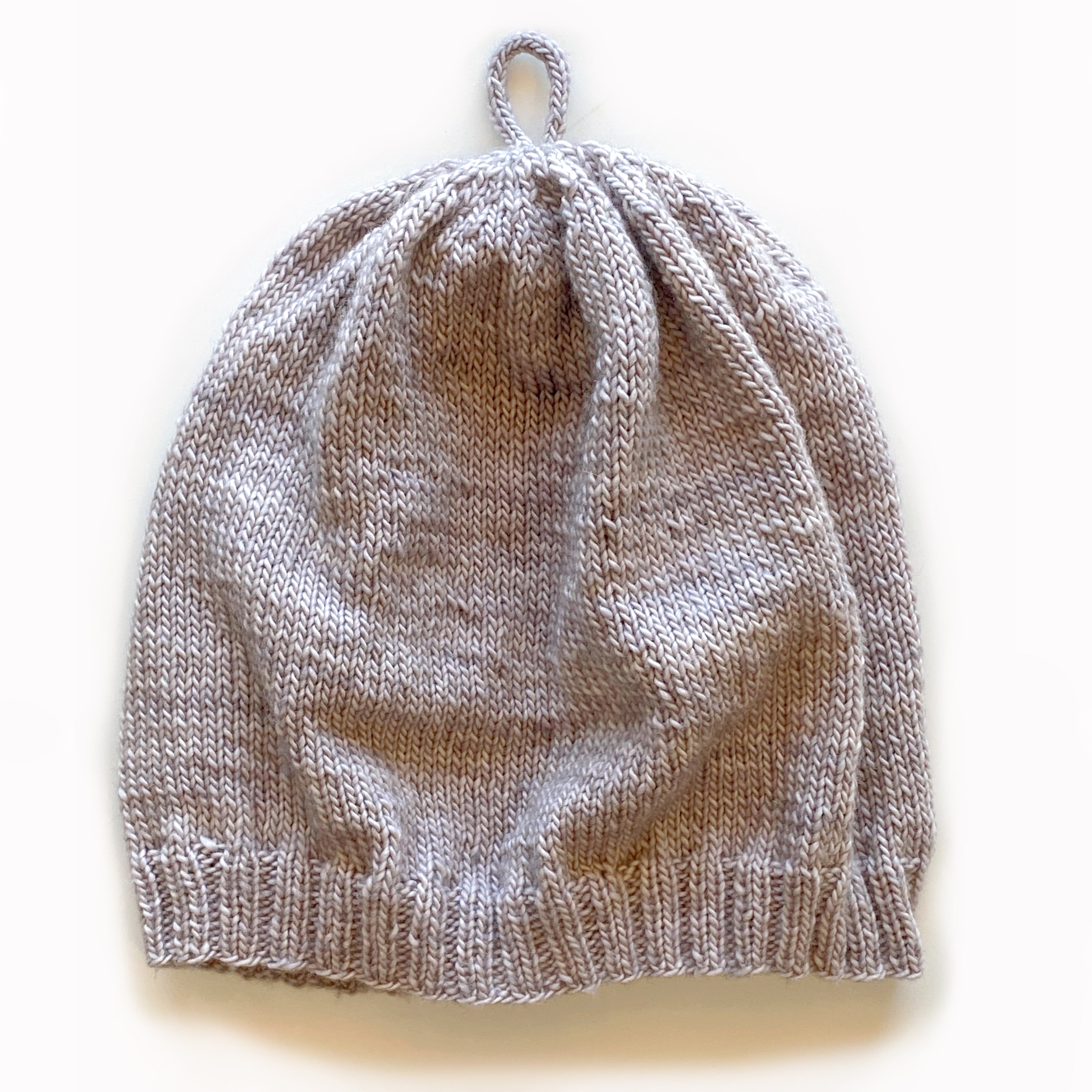 Little Loop Beanie Hat Knitting Pattern by Gilliangladrag