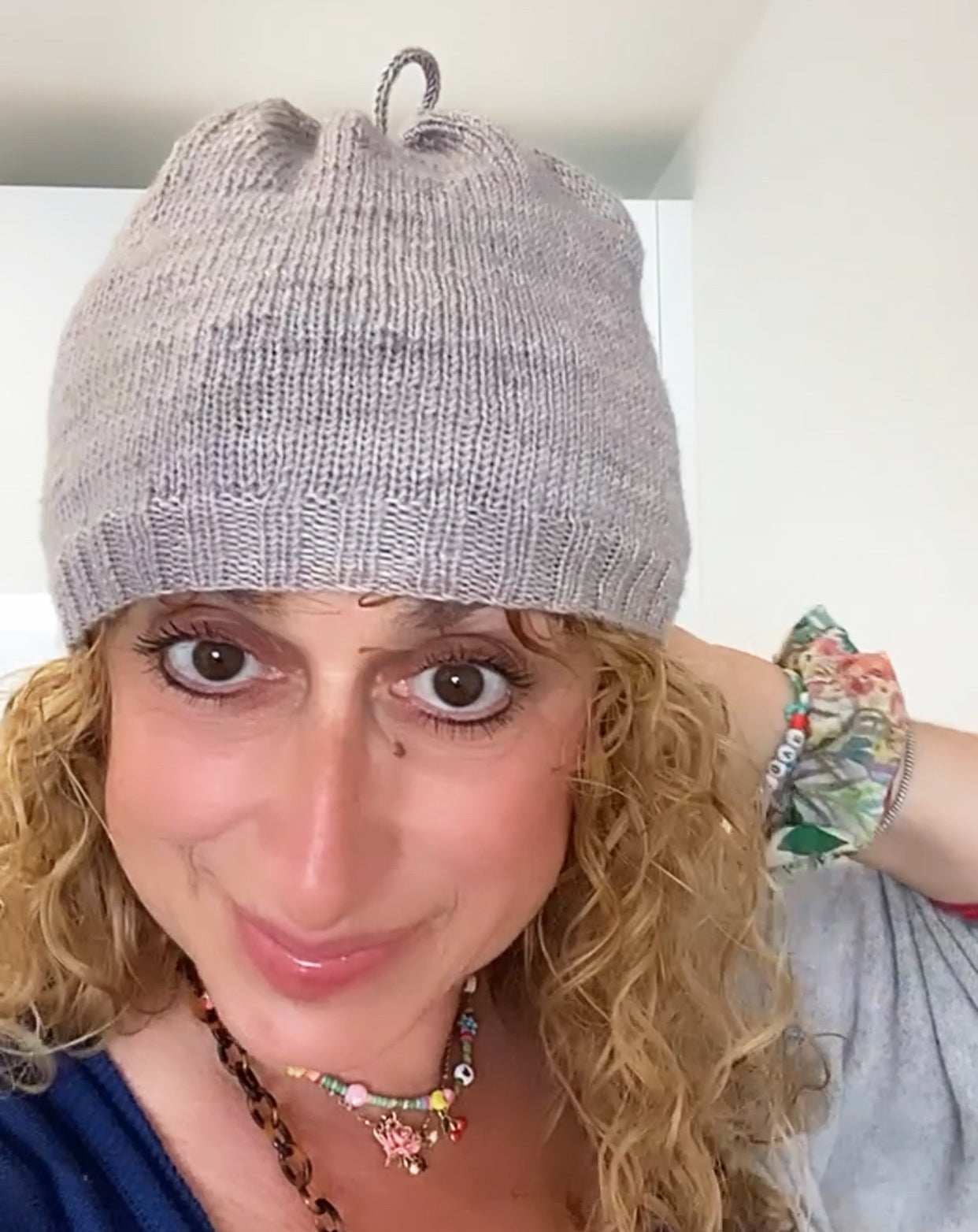 Little Loop Beanie Hat Knitting Pattern by Gilliangladrag