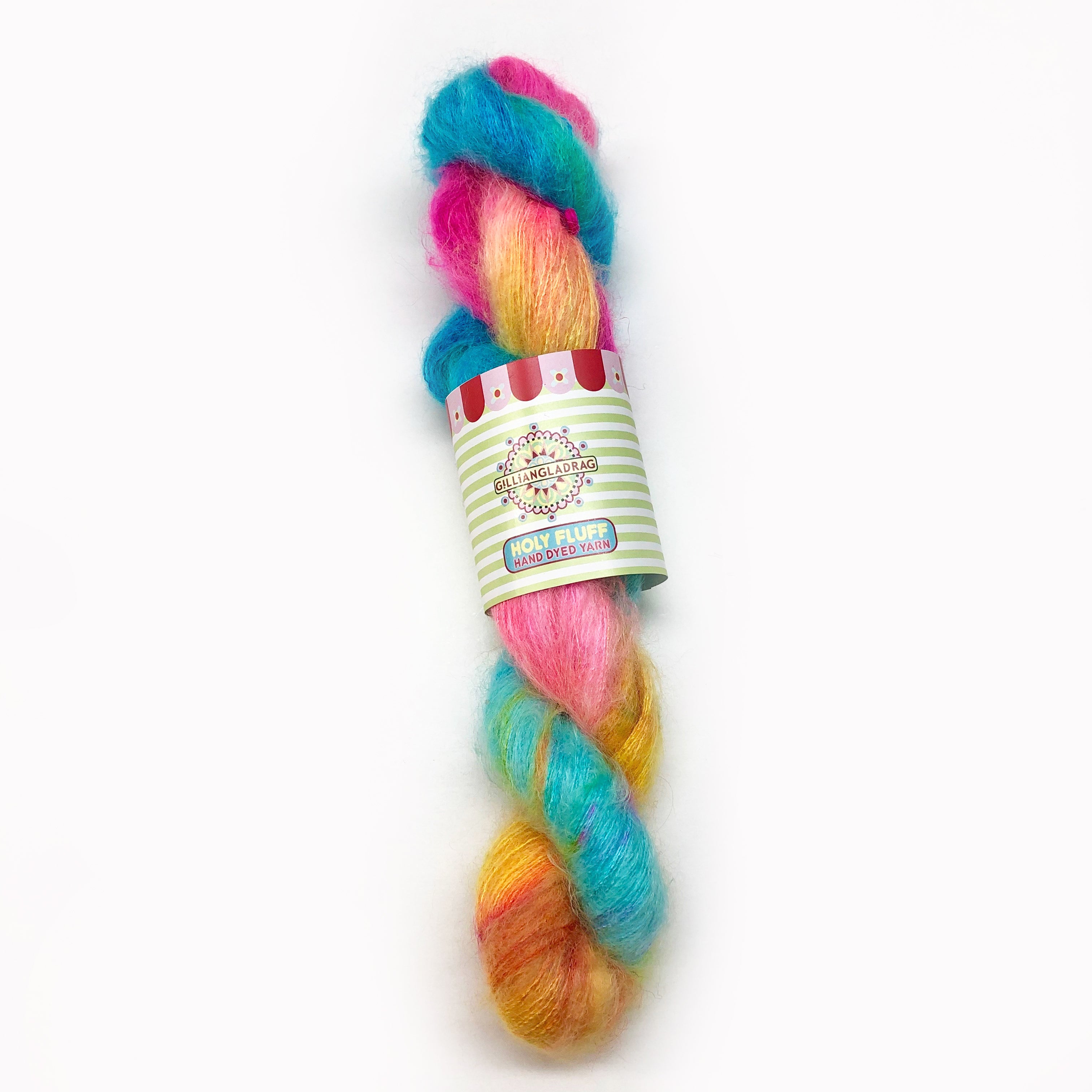 Gilliangladrag Holy Fluff Hand Dyed Kid Silk Lace : 'Little Road to Kerry'